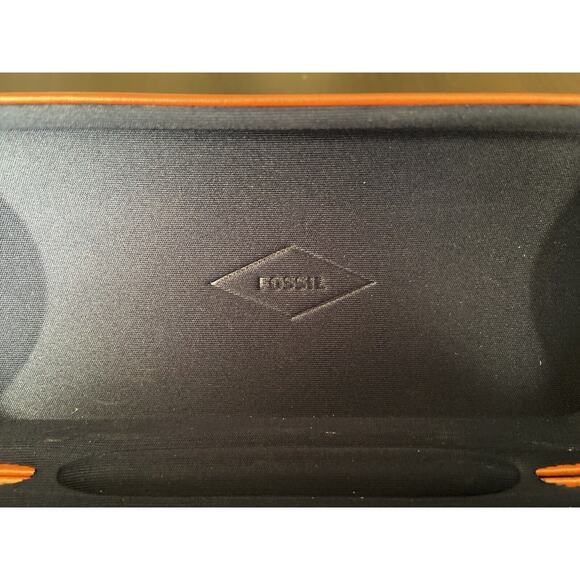 FOSSIL Tan Clamshell Sunglasses Hard Case - Picture 6 of 11